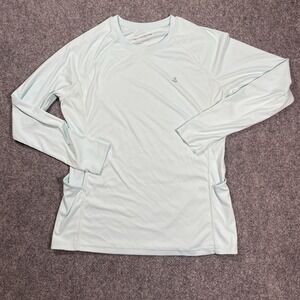 Iuga Shirt Womens Teal Rash Guard Med Pockets UPF 50+ Sun Protection Swim Beach